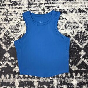 Nike Dri fit high neck cropped tank